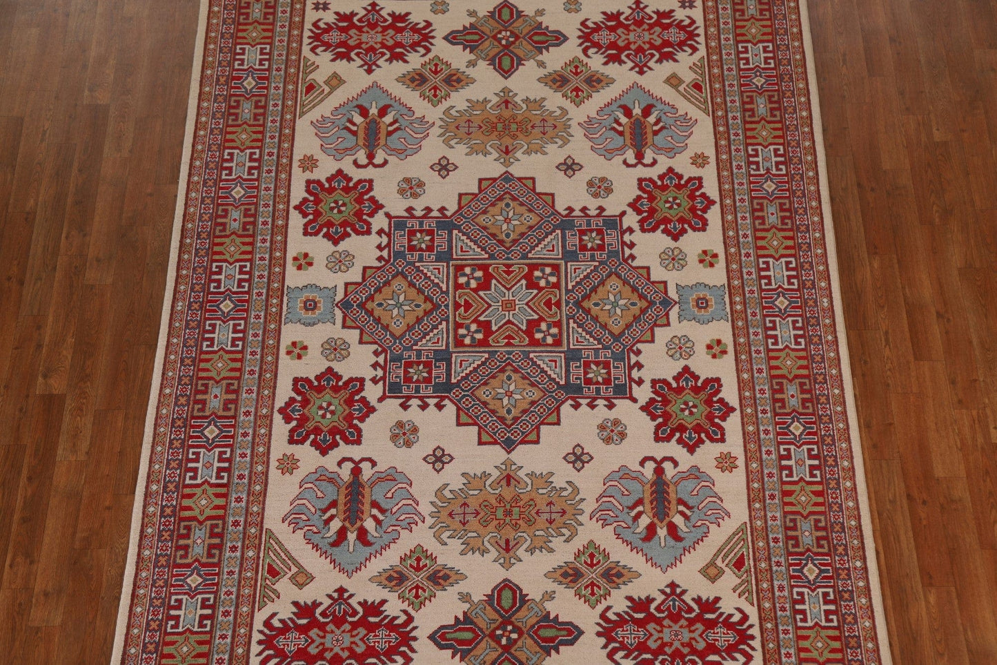 Vegetable Dye Kazak Oriental Area Rug 7x10