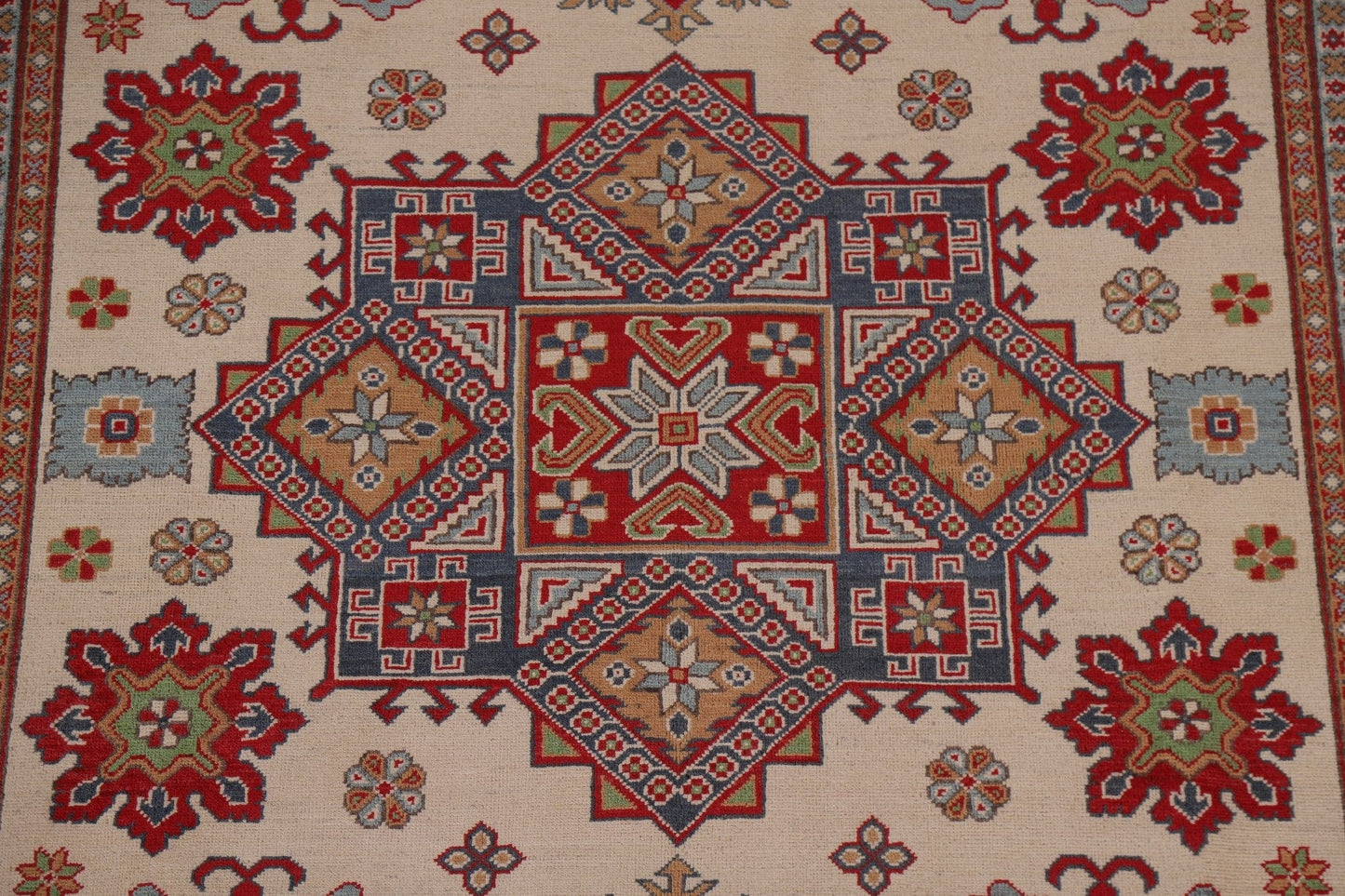 Vegetable Dye Kazak Oriental Area Rug 7x10