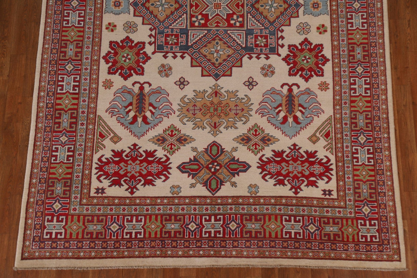 Vegetable Dye Kazak Oriental Area Rug 7x10