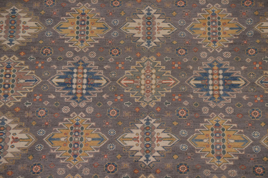 Geometric Kazak Vegetable Dye Area Rug 8x10