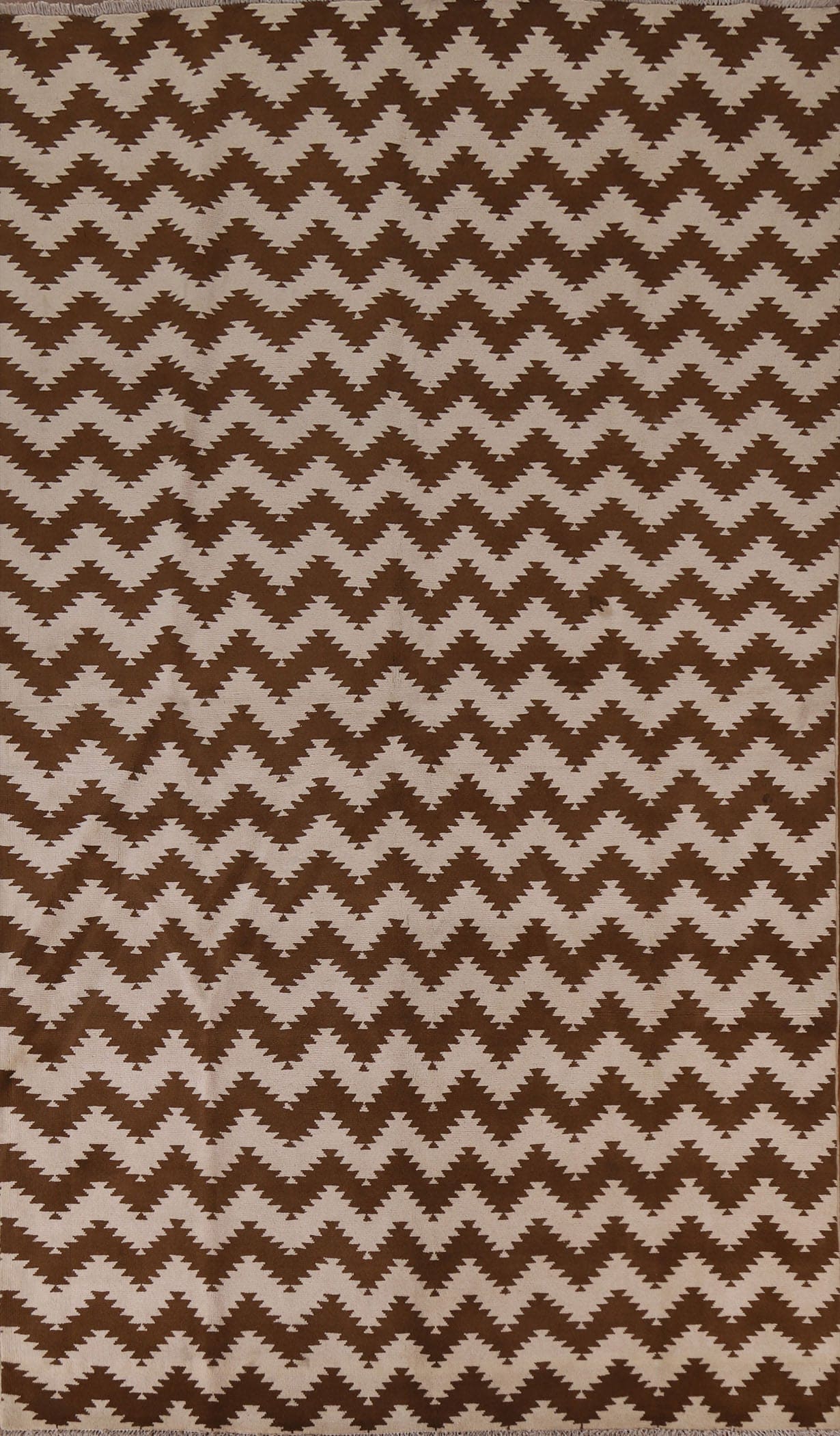 Chevron Gabbeh Wool Area Rug 7x10