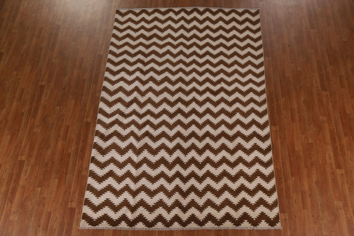 Chevron Gabbeh Wool Area Rug 7x10