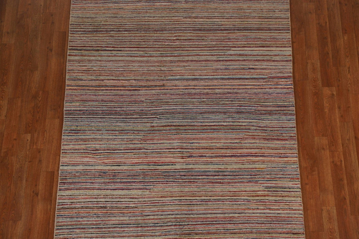 Striped Gabbeh Kashkoli Area Rug 5x6