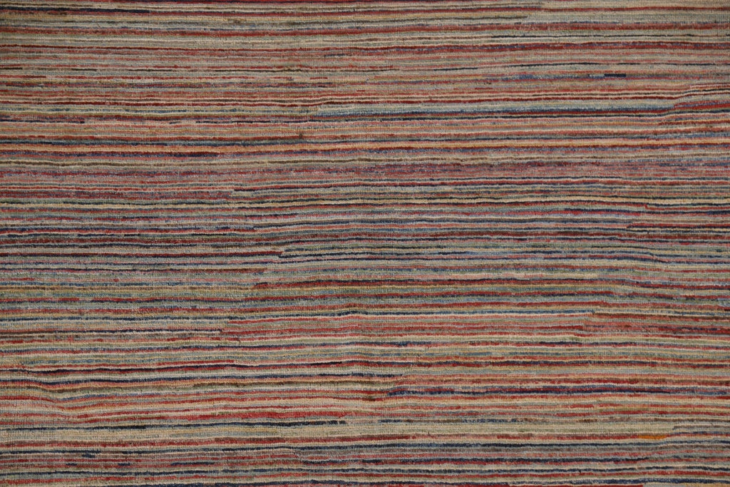 Striped Gabbeh Kashkoli Area Rug 5x6