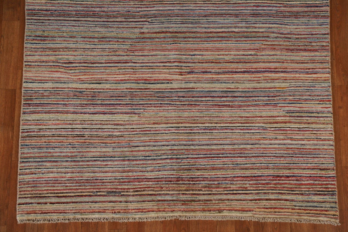 Striped Gabbeh Kashkoli Area Rug 5x6