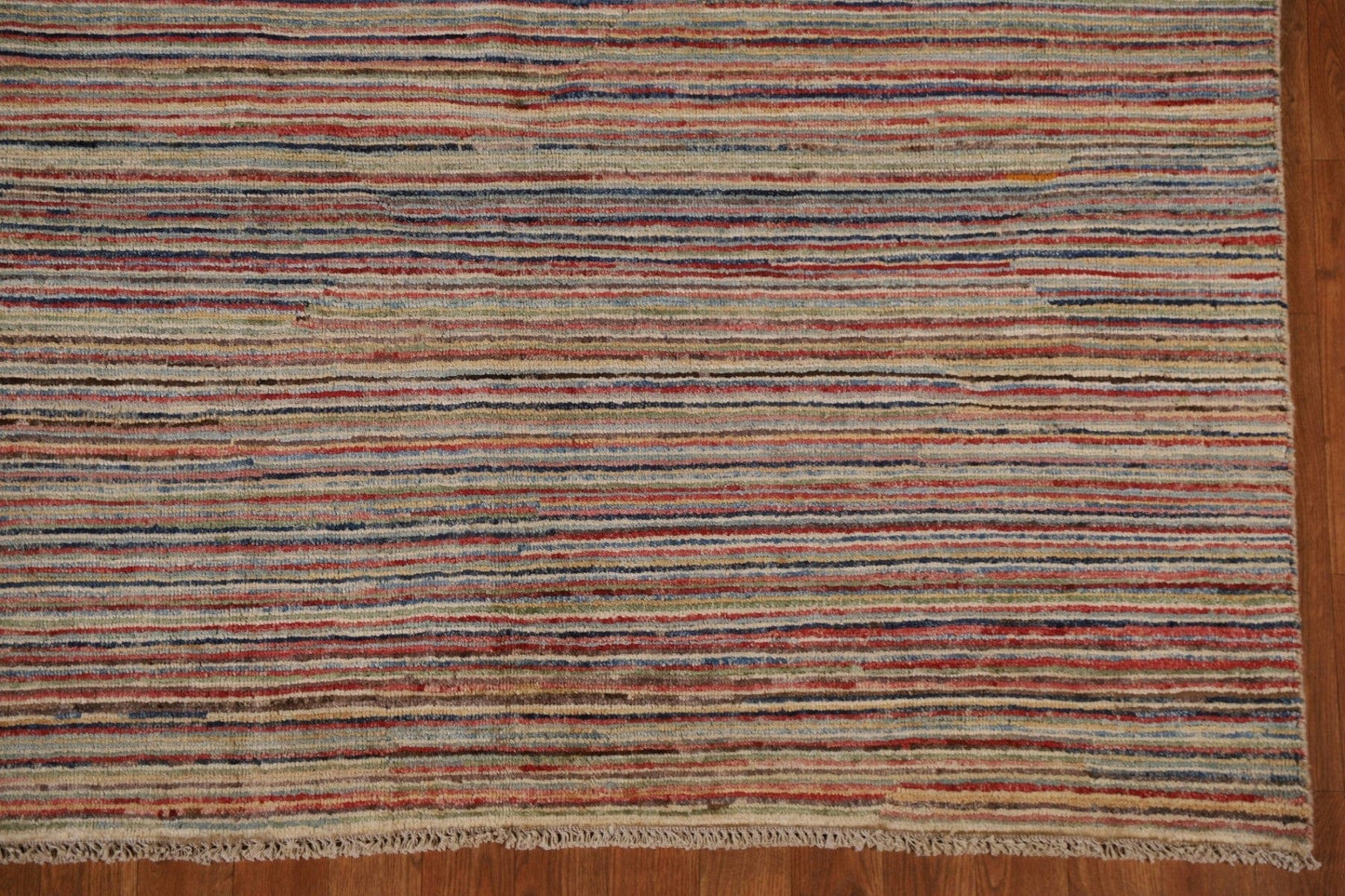 Striped Gabbeh Kashkoli Area Rug 5x6