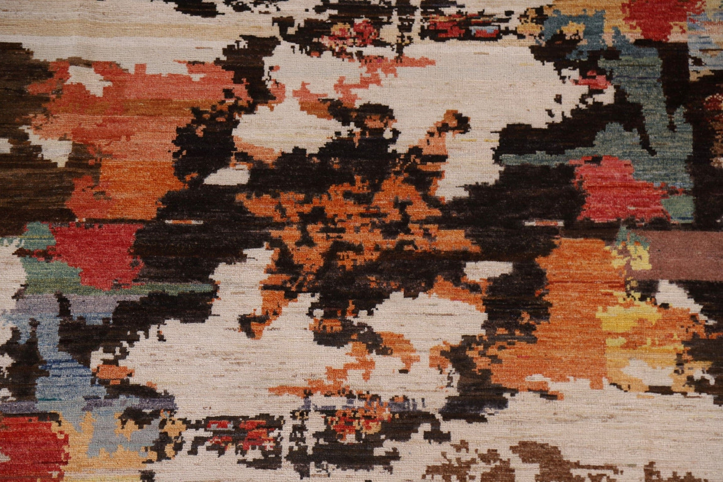 Contemporary Abstract Area Rug 7x10