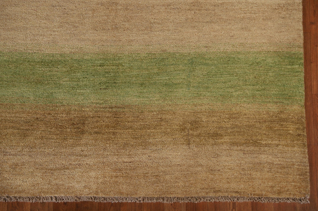 Striped Gabbeh Kashkoli Modern Area Rug 5x6