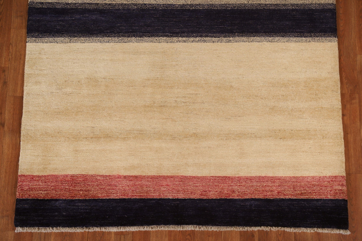 Striped Gabbeh Kashkoli Area Rug 5x7