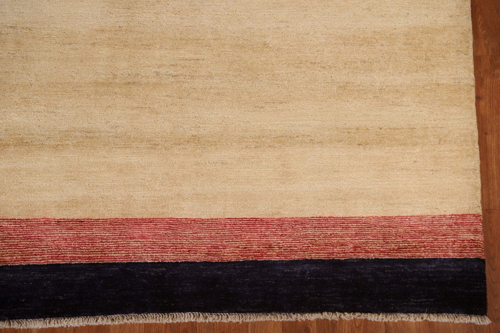 Striped Gabbeh Kashkoli Area Rug 5x7