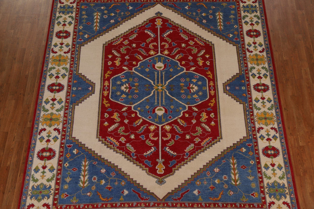 Vegetable Dye Kazak Oriental Area Rug 8x10