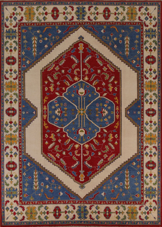 Vegetable Dye Kazak Oriental Area Rug 8x10