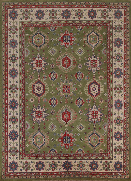 Vegetable Dye Kazak Oriental Area Rug 8x10