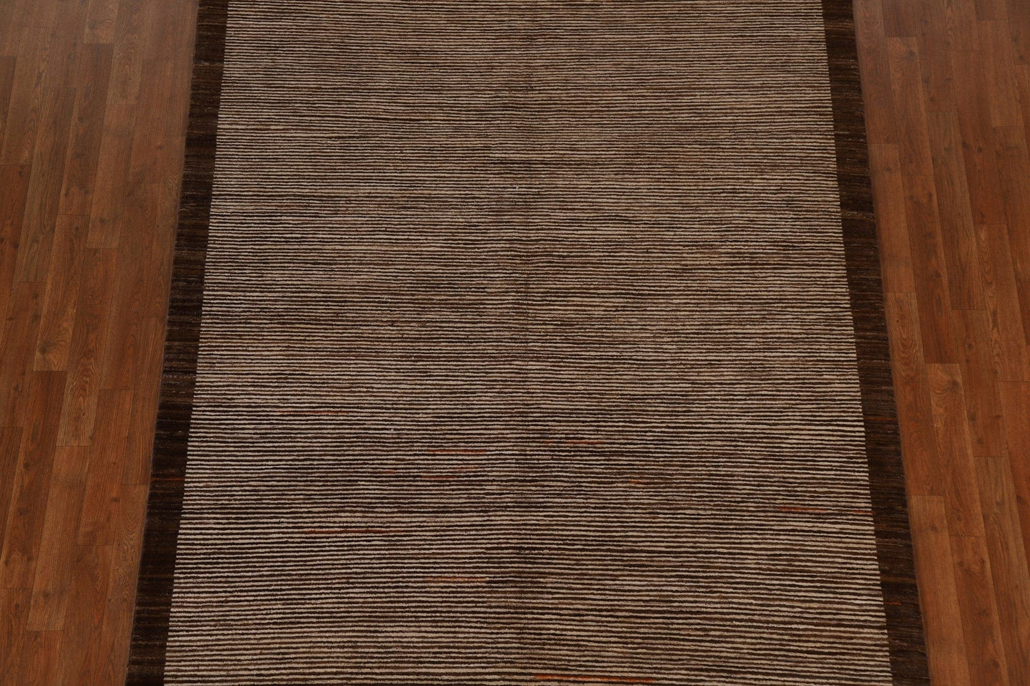 Beige/ Brown Gabbeh Kashkoli Modern Area Rug 6x9