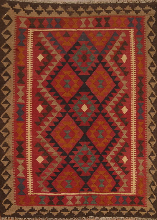 Tribal Kilim Hand Woven Area Rug 5x7