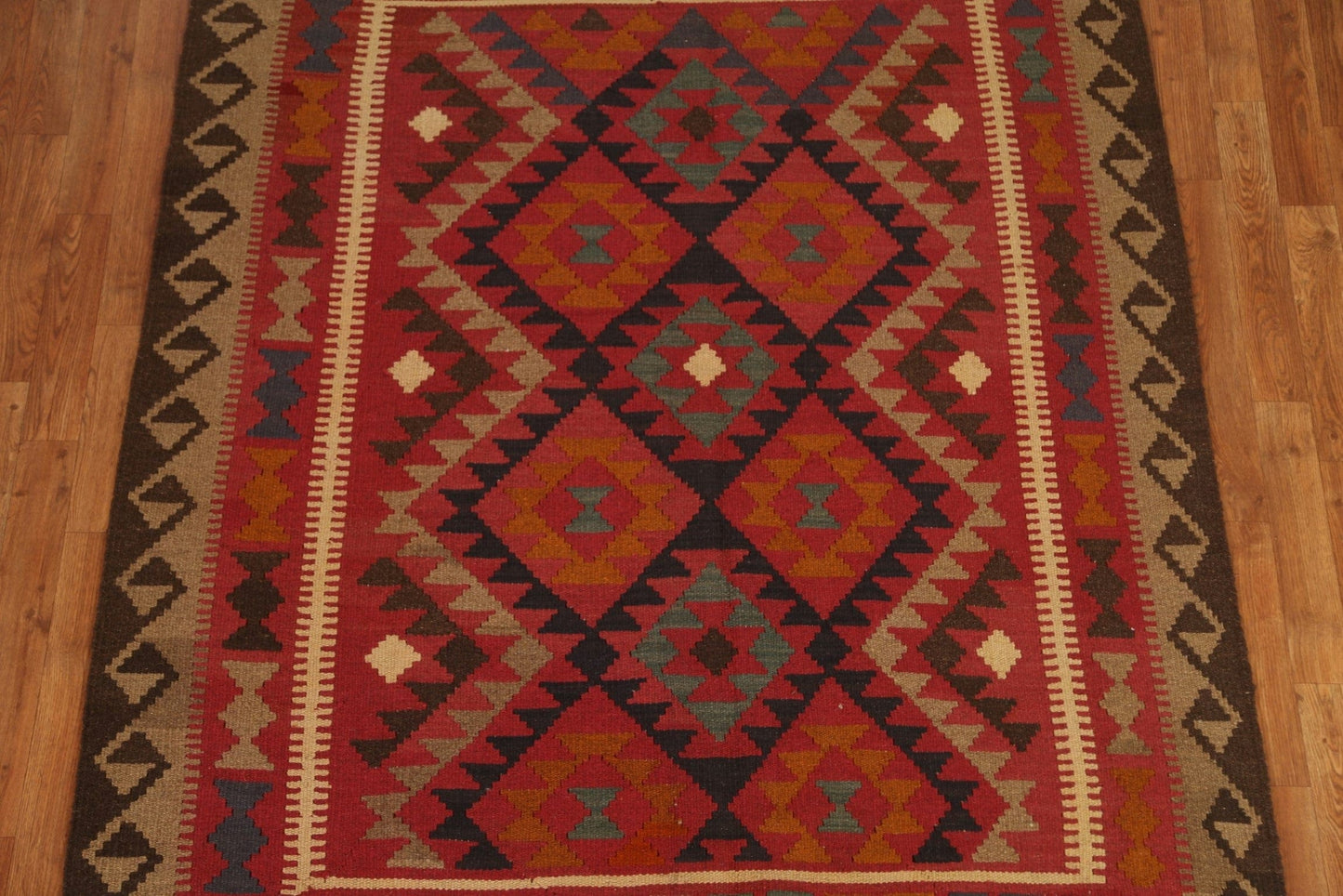 Tribal Kilim Hand Woven Area Rug 5x7