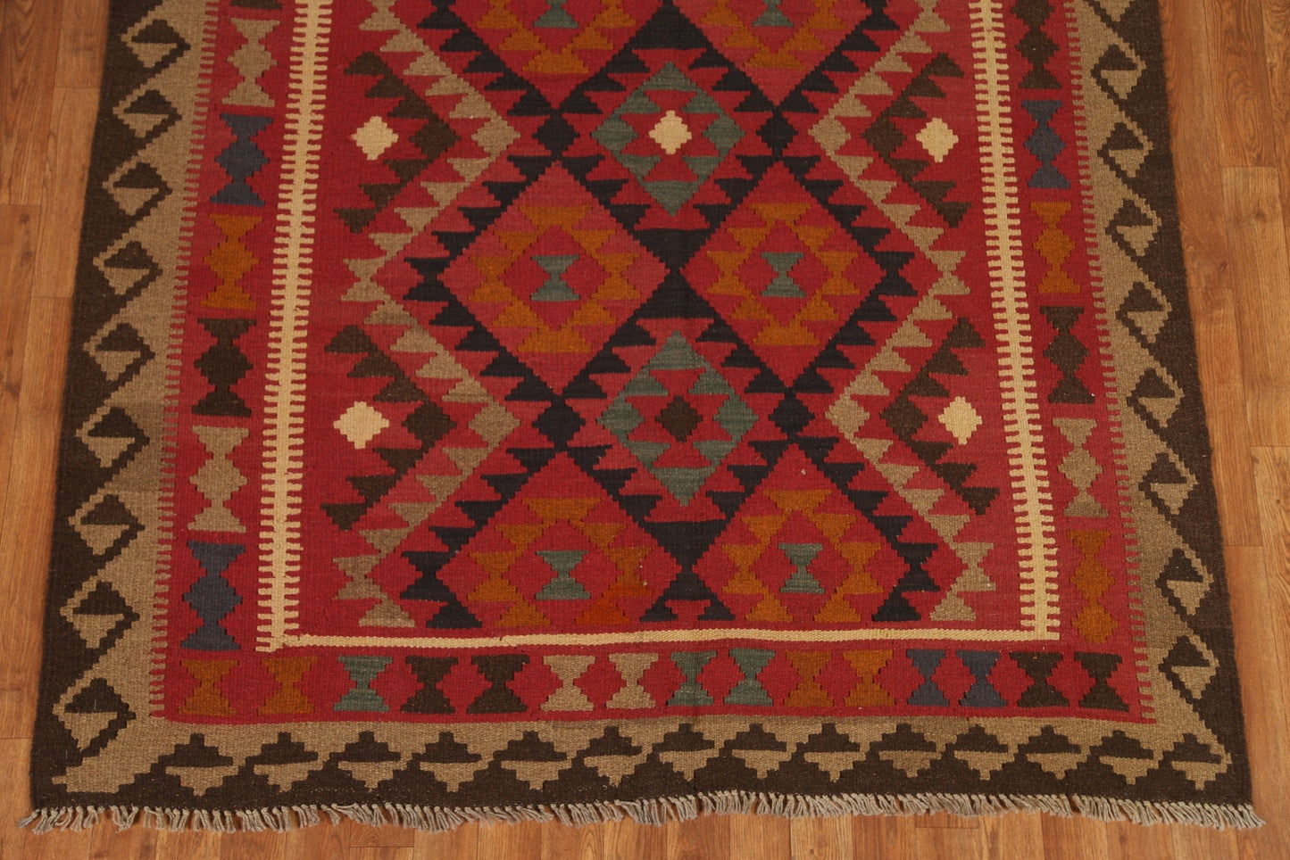 Tribal Kilim Hand Woven Area Rug 5x7