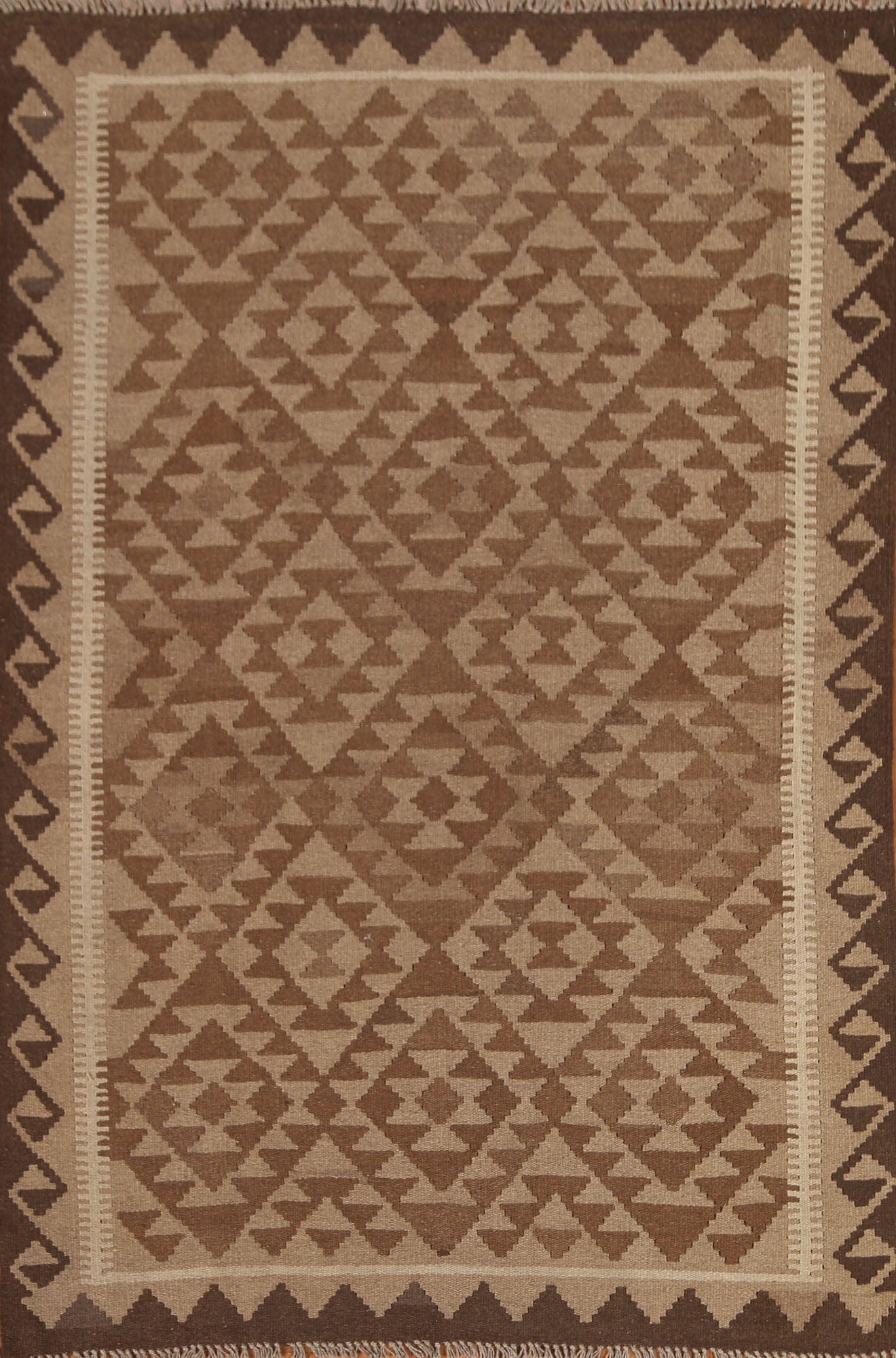 Wool Kilim Hand Woven Area Rug 5x6