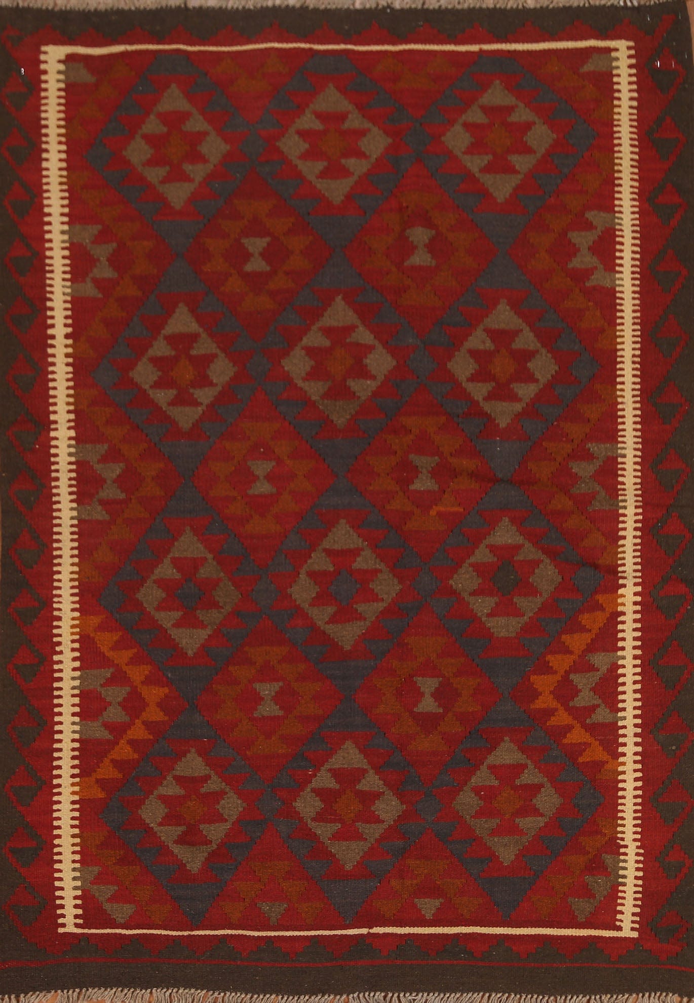 Tribal Kilim Hand Woven Area Rug 5x7