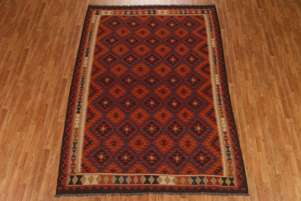 Tribal Kilim Hand Woven Area Rug 7x10