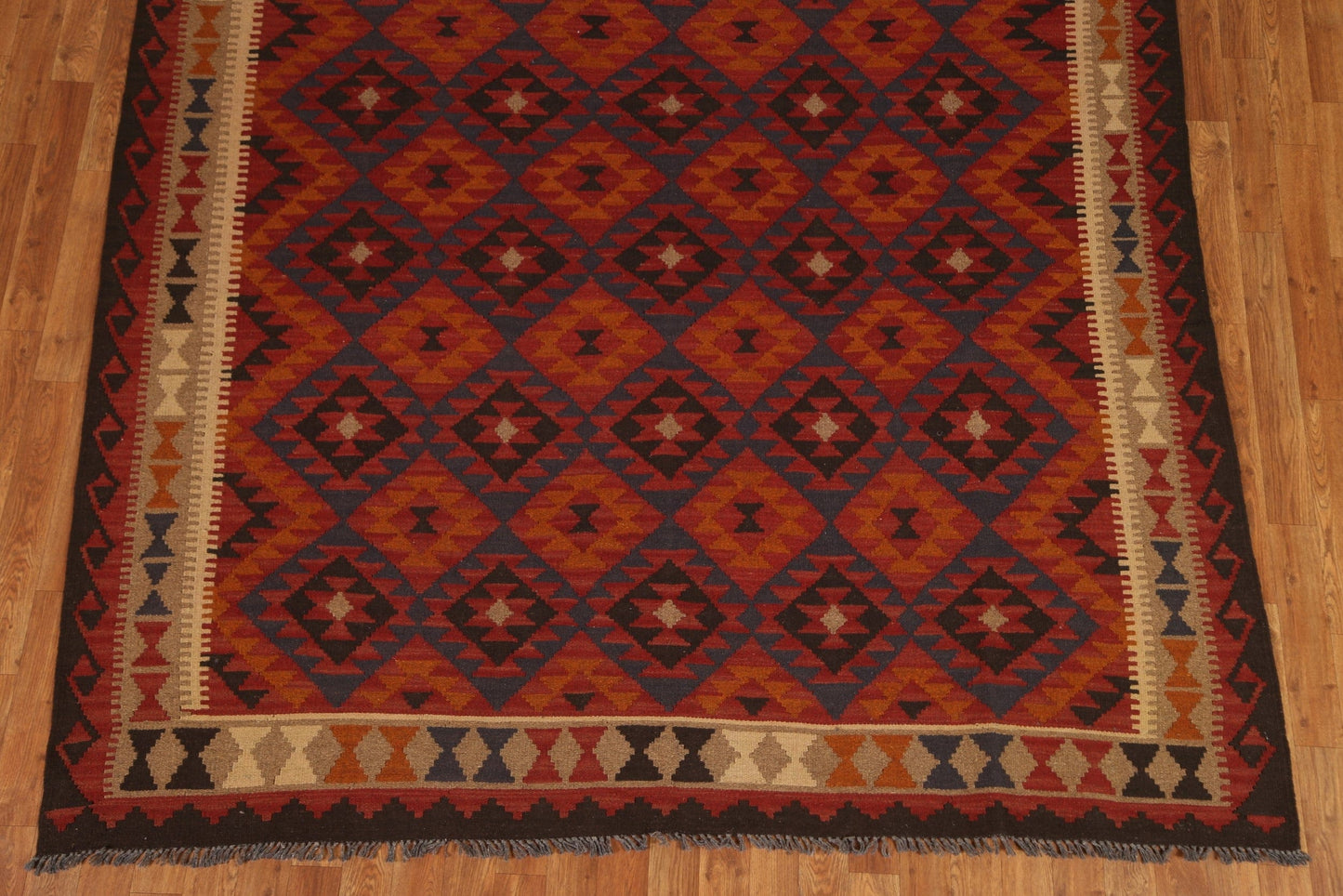 Tribal Kilim Hand Woven Area Rug 7x10