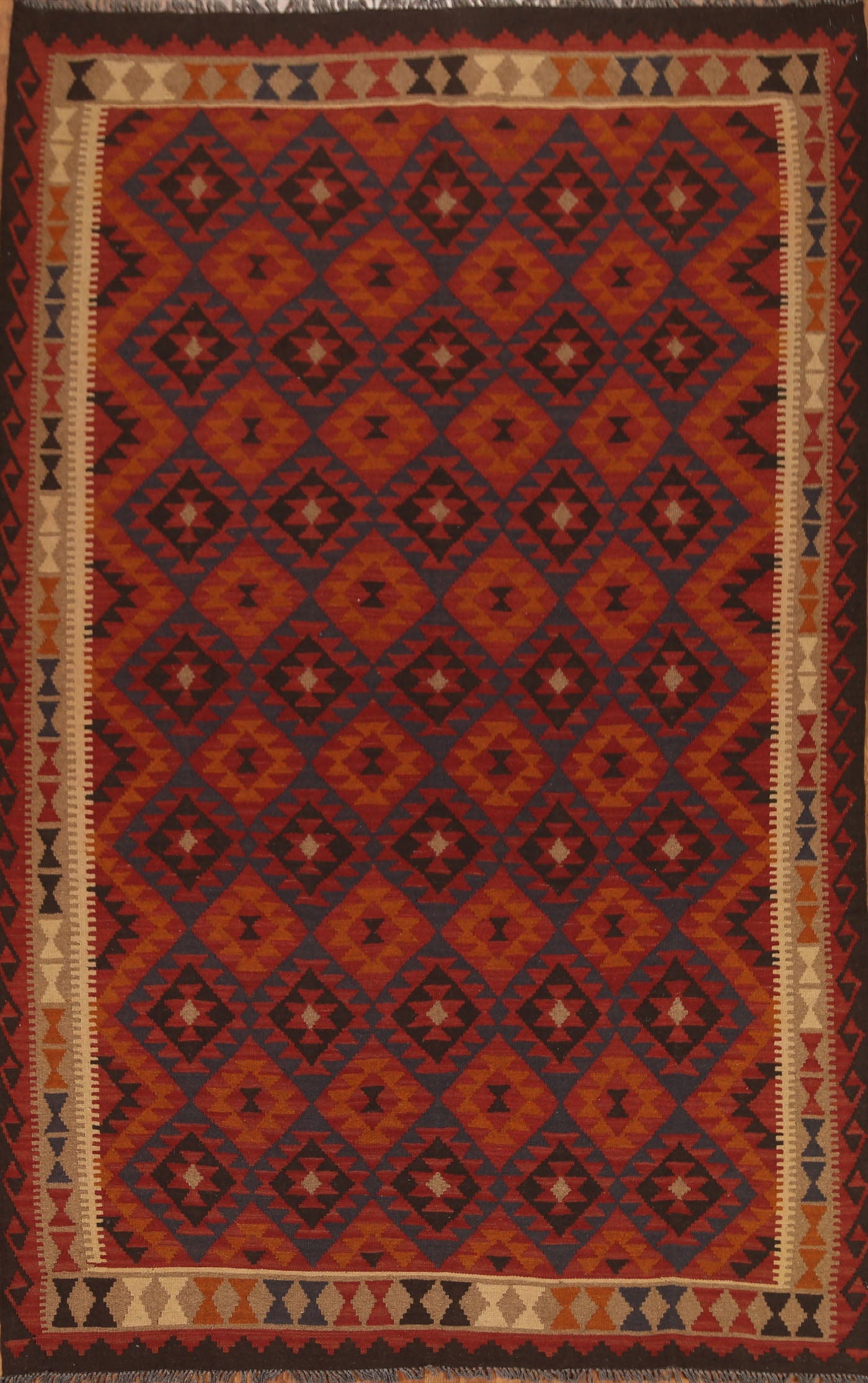 Tribal Kilim Hand Woven Area Rug 7x10