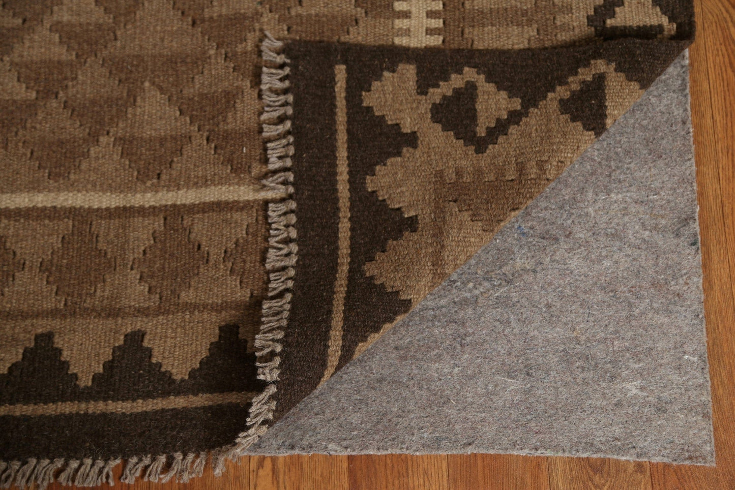 Geometric Kilim Hand Woven Area Rug 7x10