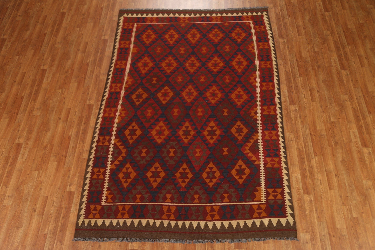 Tribal Kilim Hand Woven Area Rug 7x10