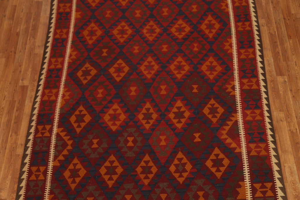 Tribal Kilim Hand Woven Area Rug 7x10