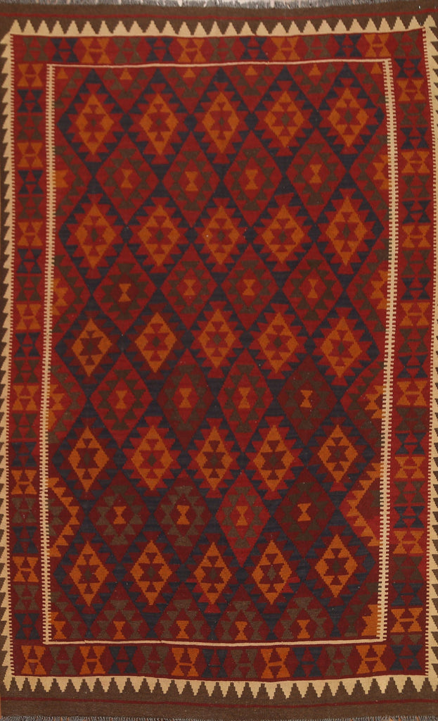 Tribal Kilim Hand Woven Area Rug 7x10