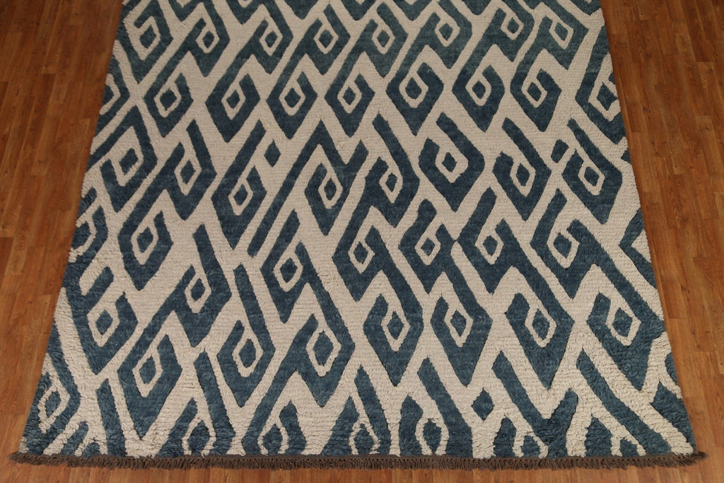 Contemporary Moroccan Area Rug 9x11