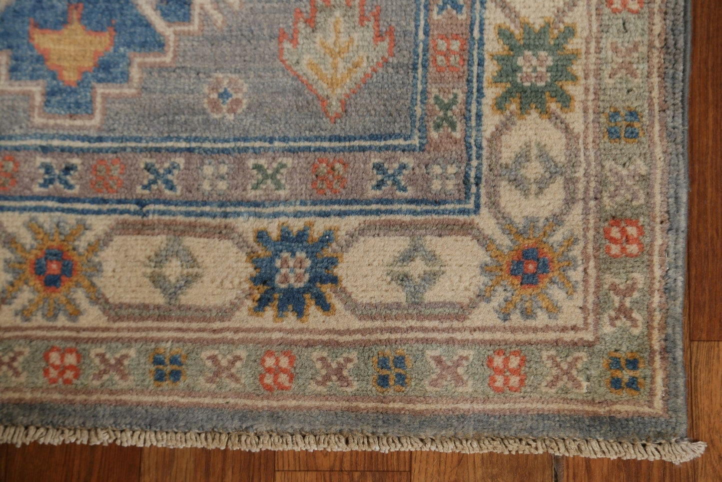 Geometric Kazak Pakistani Runner Rug 3x10