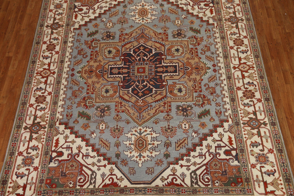 Geometric Heriz Serapi Oriental Area Rug 9x12