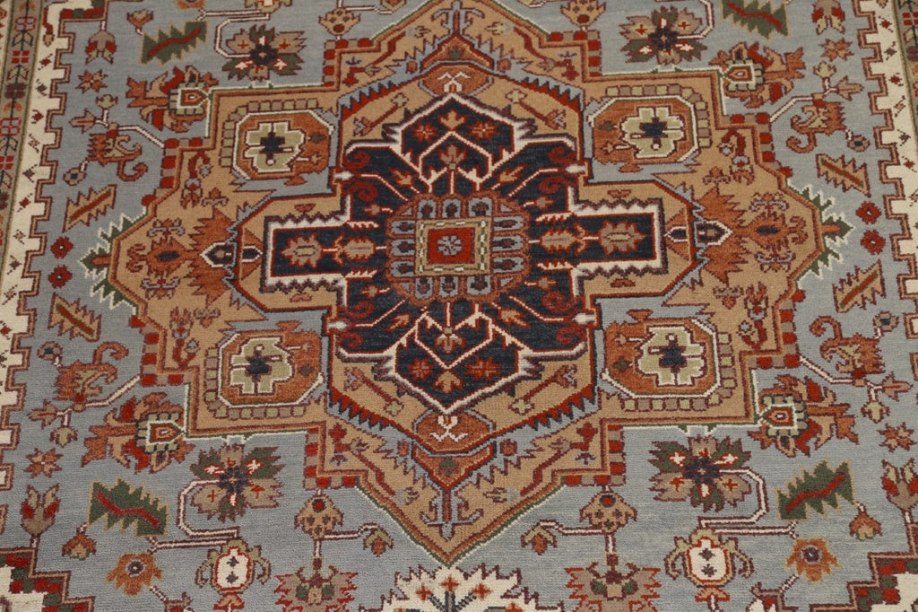 Geometric Heriz Serapi Oriental Area Rug 9x12