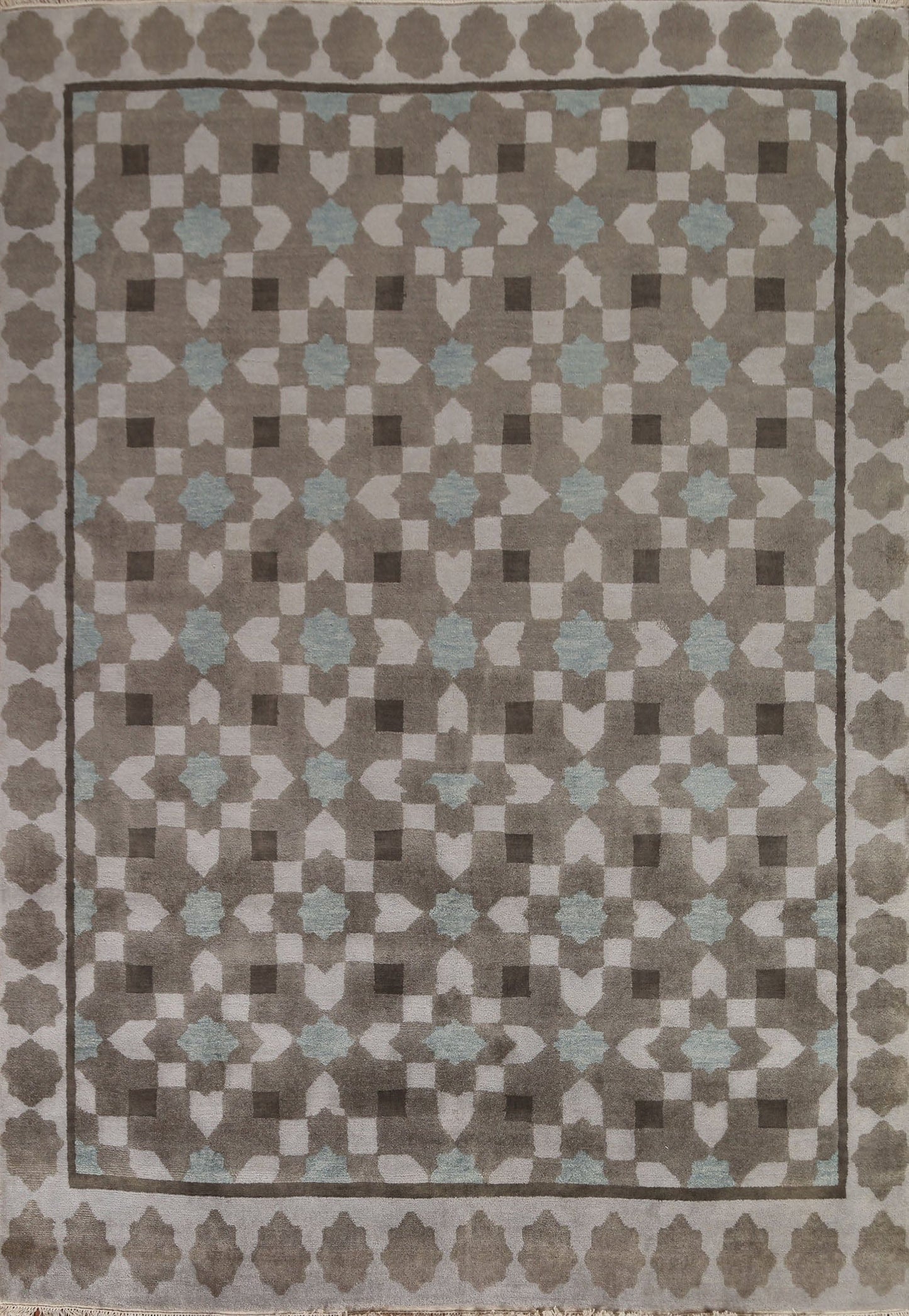 Geometric Gabbeh Modern Area Rug 8x10