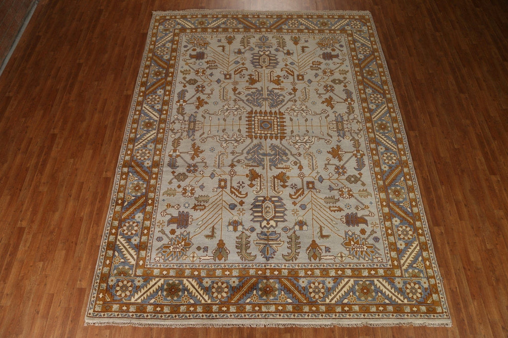 All-Over Geometric Heriz Serapi Wool Area Rug 9x12