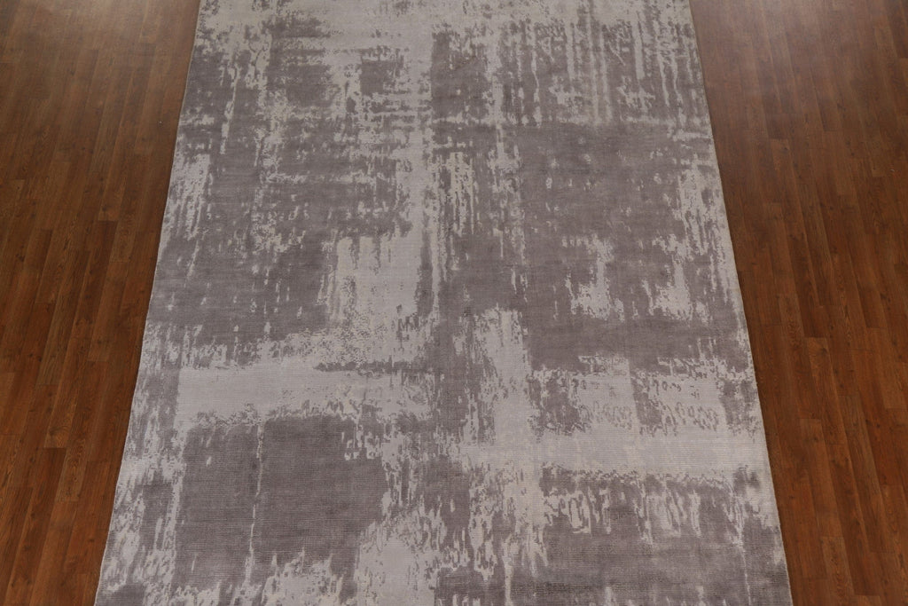 Wool Abstract Area Rug 8x11