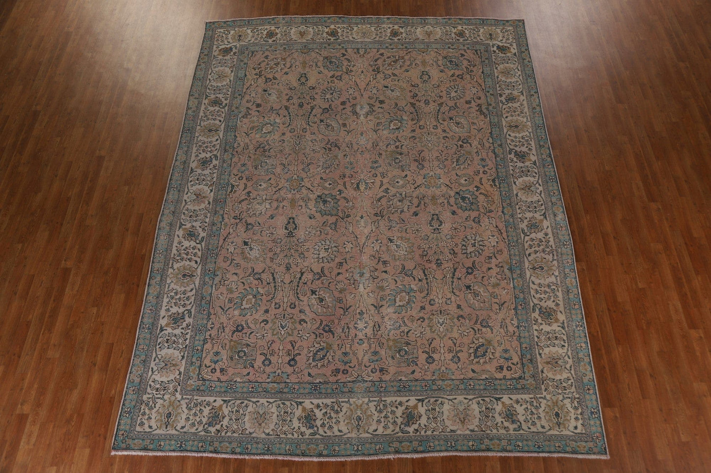 Distressed Tabriz Persian Area Rug 10x13