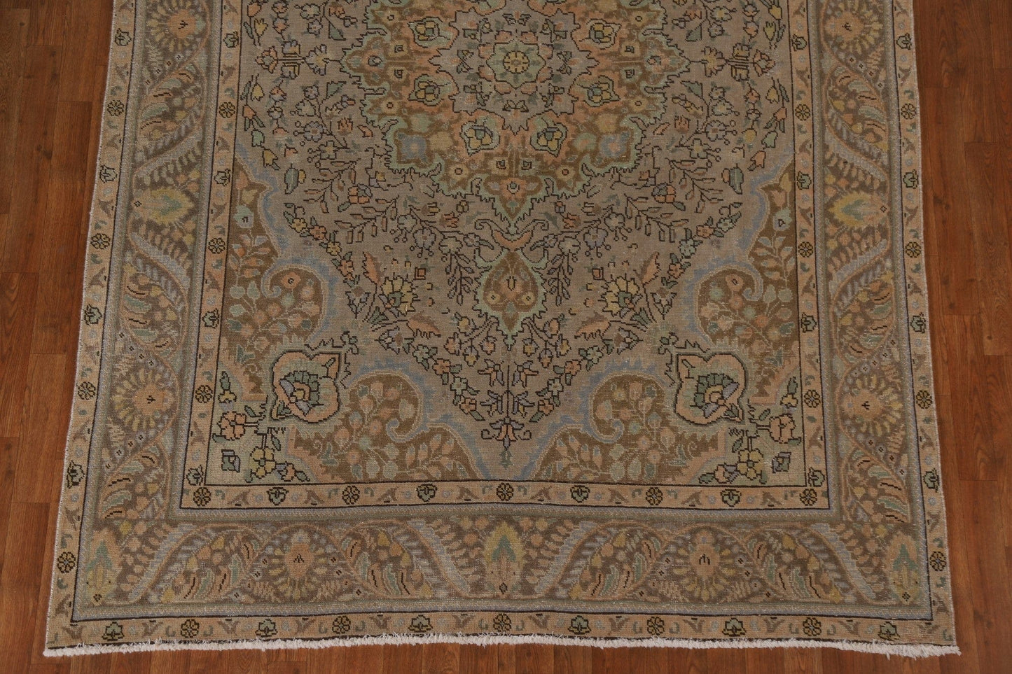 Handmade Brown Tabriz Persian Area Rug 7x10