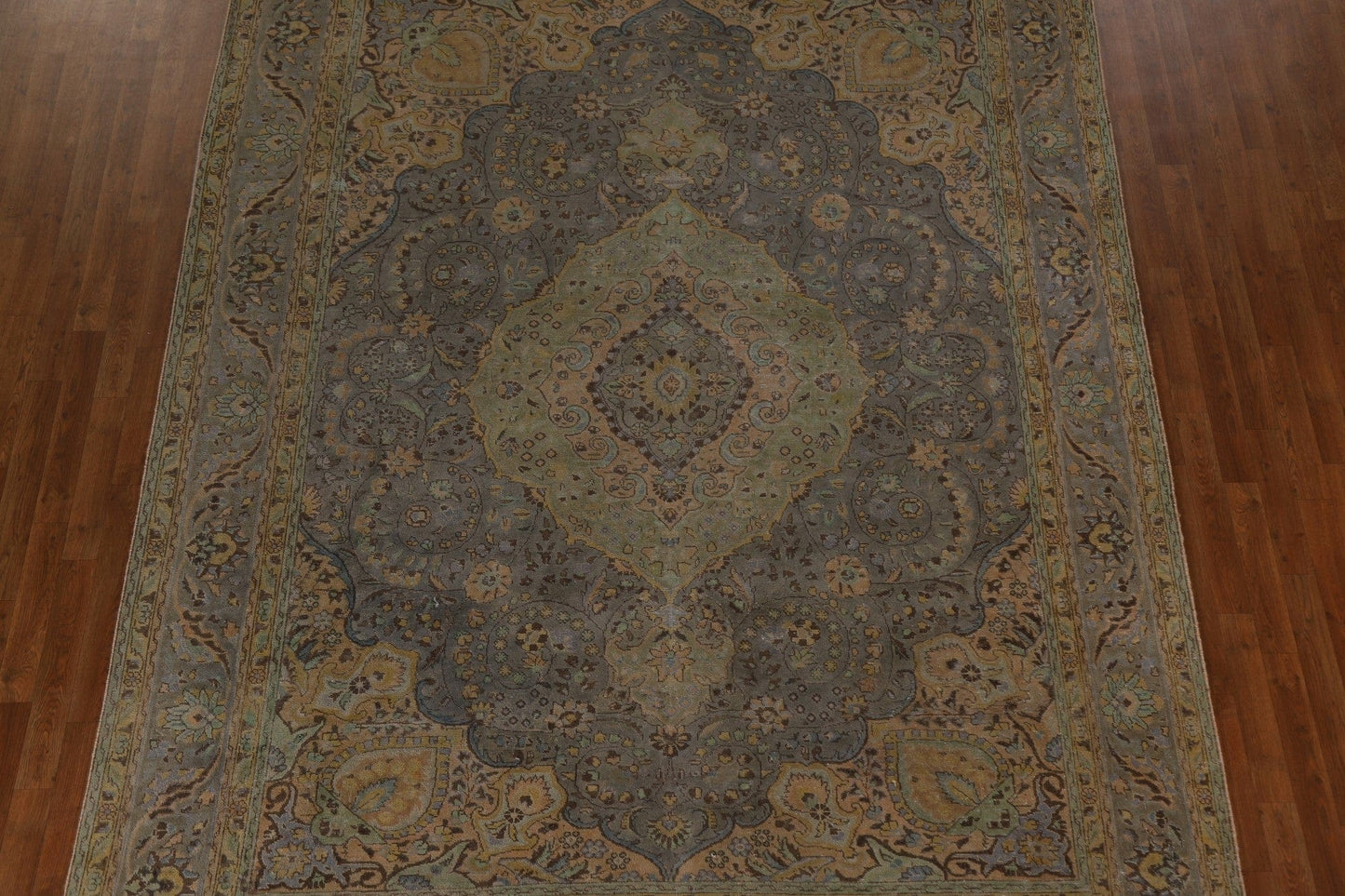 Distressed Tabriz Persian Area Rug 8x11