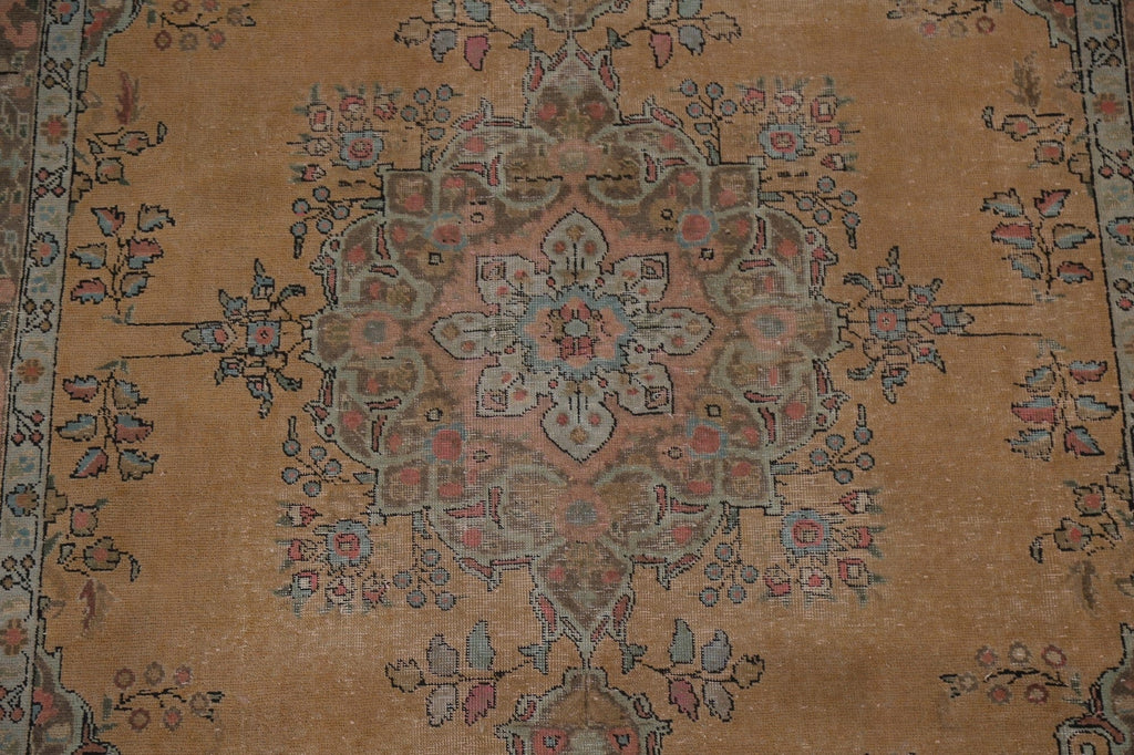 Vintage Tabriz Persian Area Rug 7x10