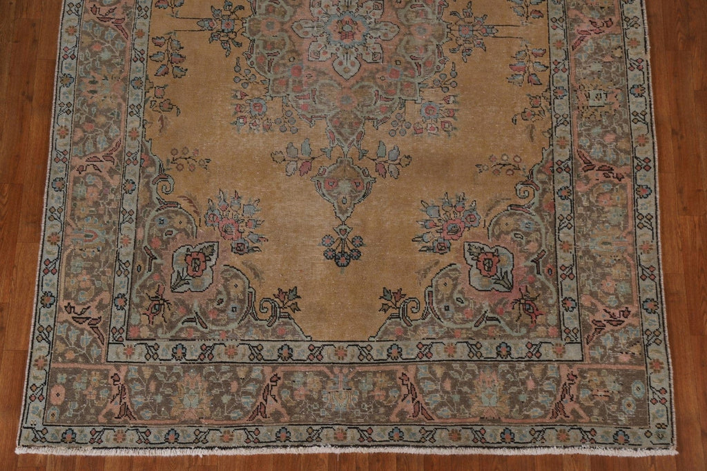 Vintage Tabriz Persian Area Rug 7x10