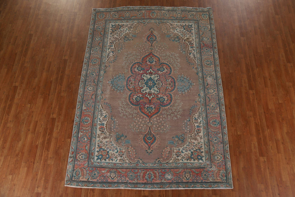 Handmade Wool Tabriz Persian Area Rug 8x10