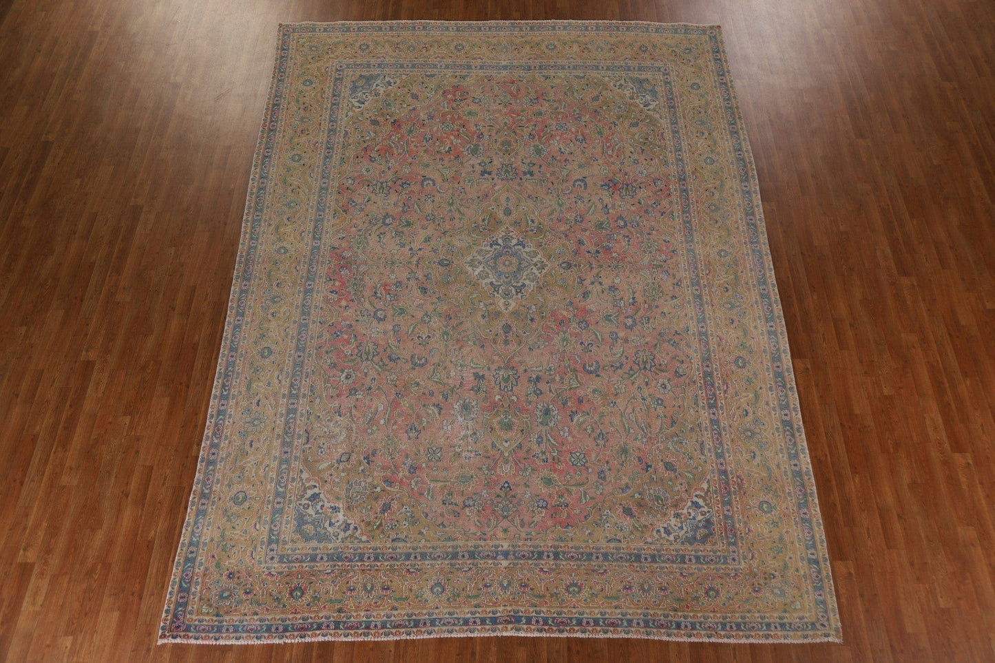 Traditional Mashad Persian Area Rug 9x13