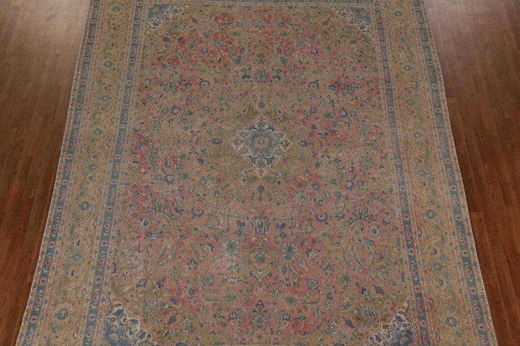 Traditional Mashad Persian Area Rug 9x13