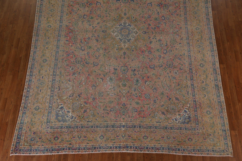 Traditional Mashad Persian Area Rug 9x13