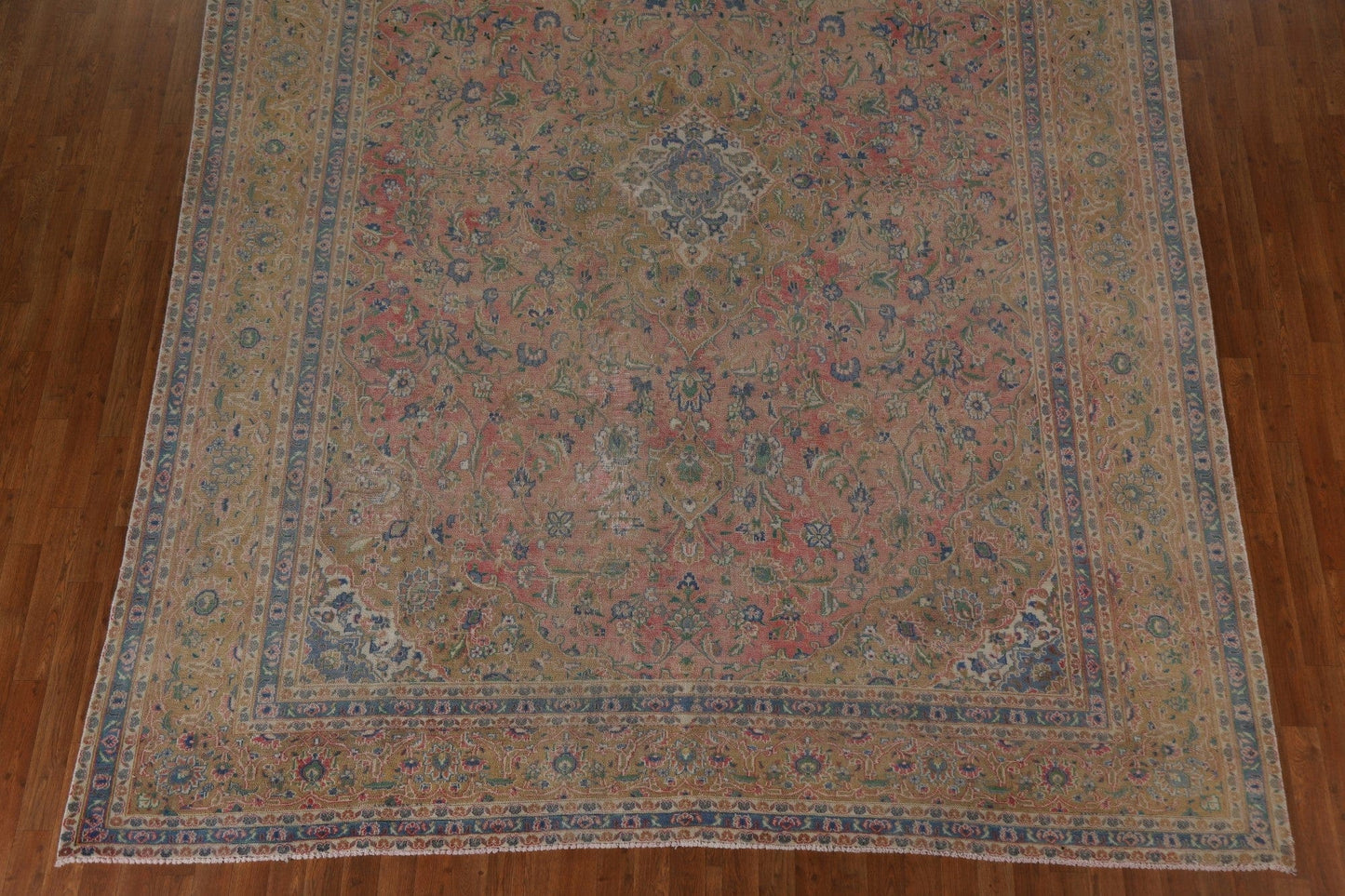 Traditional Mashad Persian Area Rug 9x13