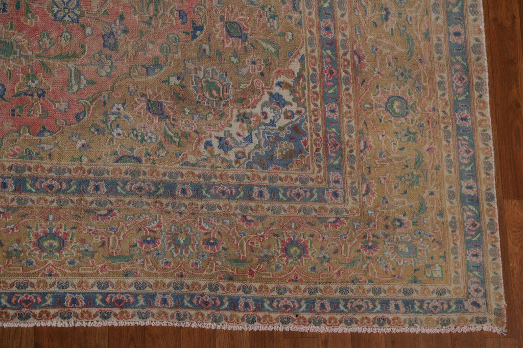 Traditional Mashad Persian Area Rug 9x13