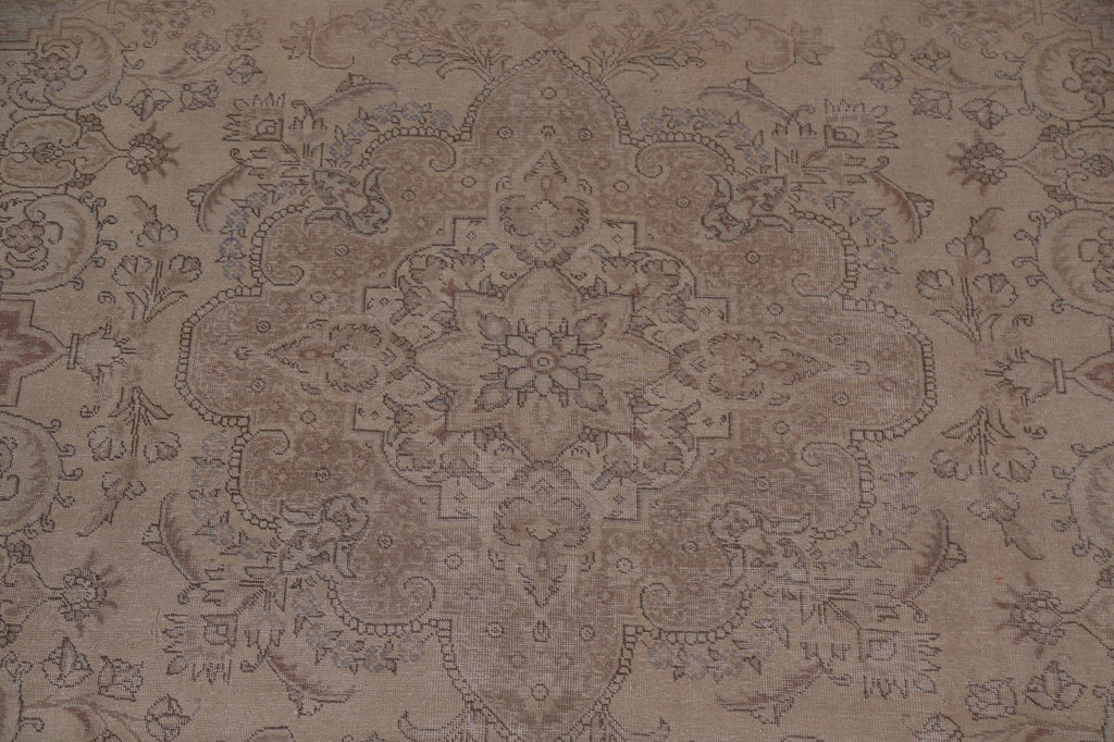 Distressed Tabriz Persian Area Rug 10x13