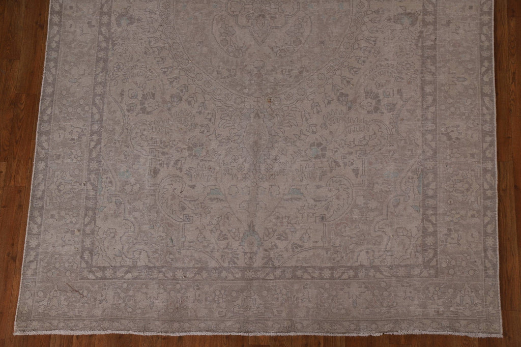 Distressed Muted Persian Area Rug 6x9